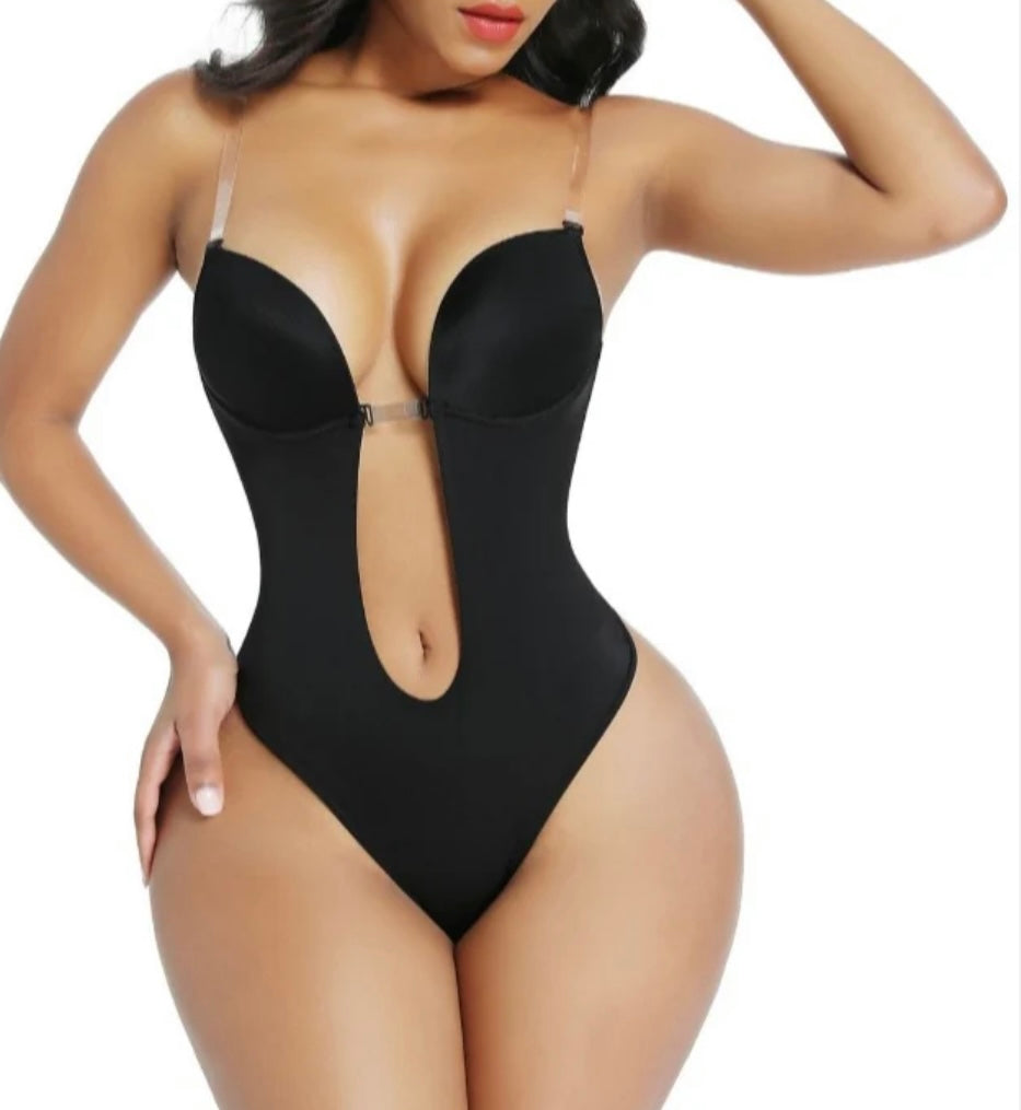U-Plunge Bra Shapewear Bodysuit