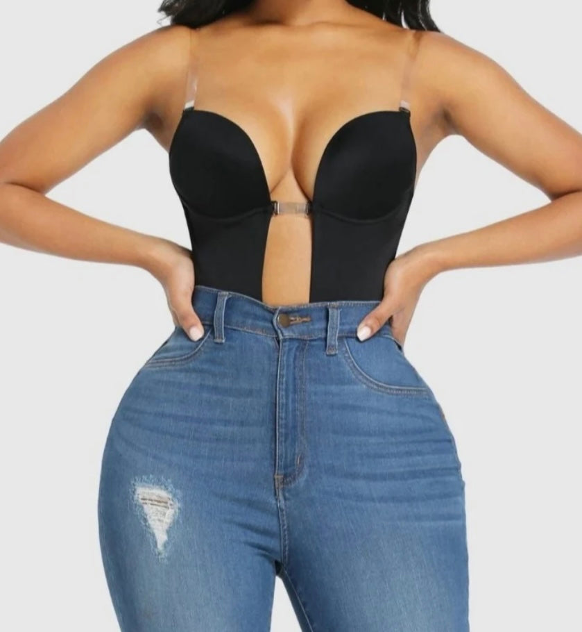 U-Plunge Bra Shapewear Bodysuit