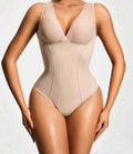 Deep-V Shapewear Thong Bodysuit