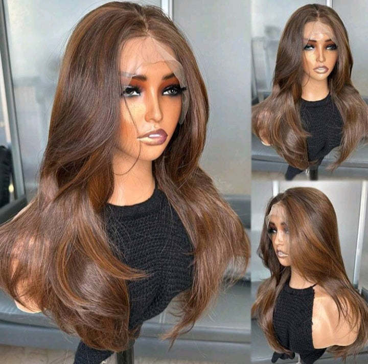 Brown Lace Front Wigs